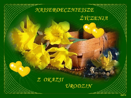 Najserdeczniejsze życzenia z okazji urodzin